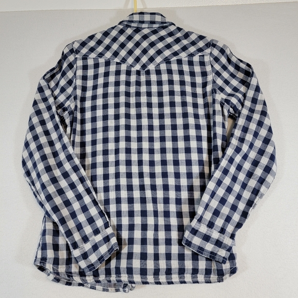 Pearl-Snap Vanilla Star Blue Flannel - Picture 2 of 8